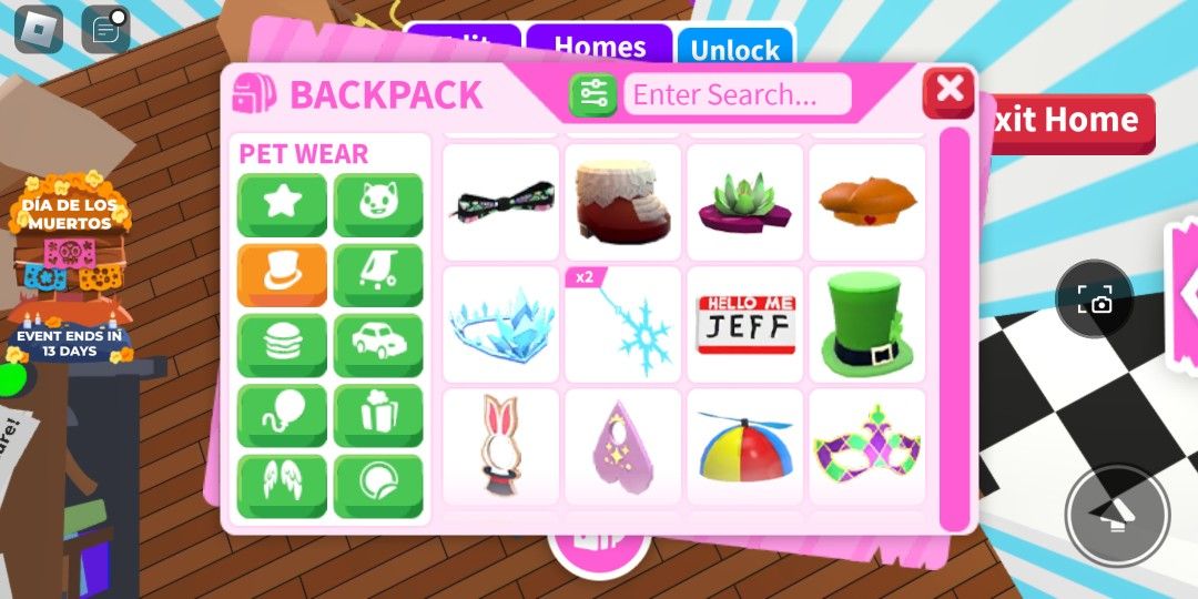 Adopt me (PET WEAR 1), Video Gaming, Video Games, Others on Carousell