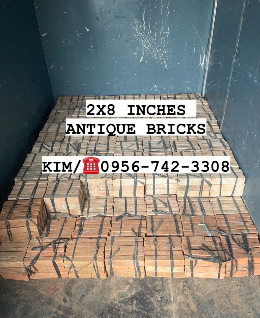 ANTIQUE BRICKS 2X8 INCHES, Commercial & Industrial, Construction ...