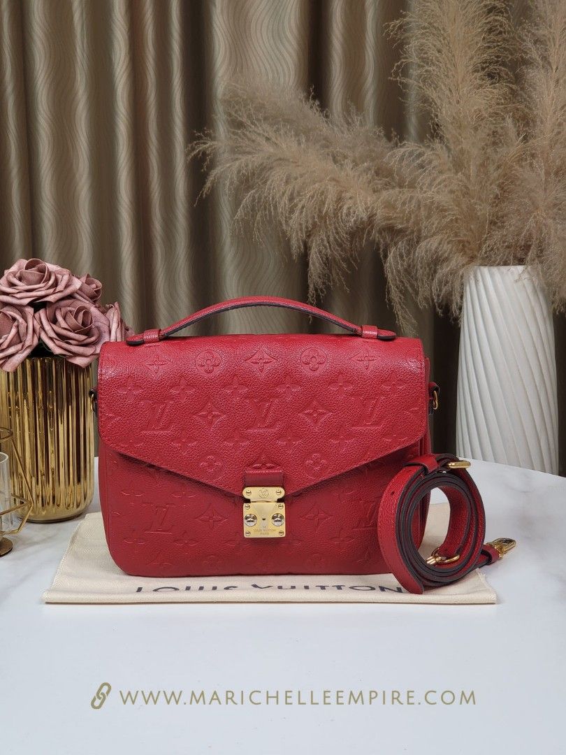Louis vuitton metis pochette empreinte noir shop