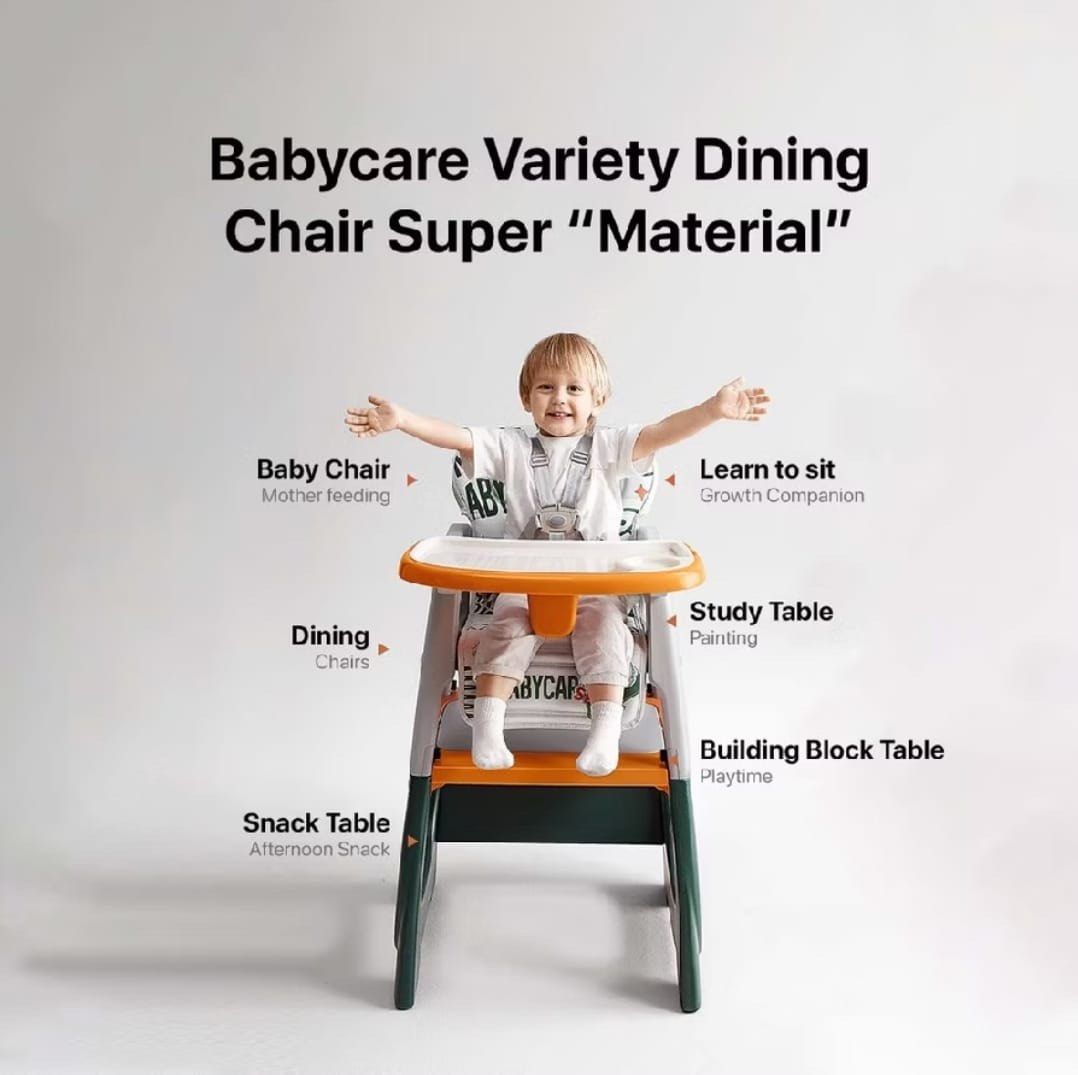 ‘Babycare’ Portable Baby High Chair (Kursi Makan Bayi)