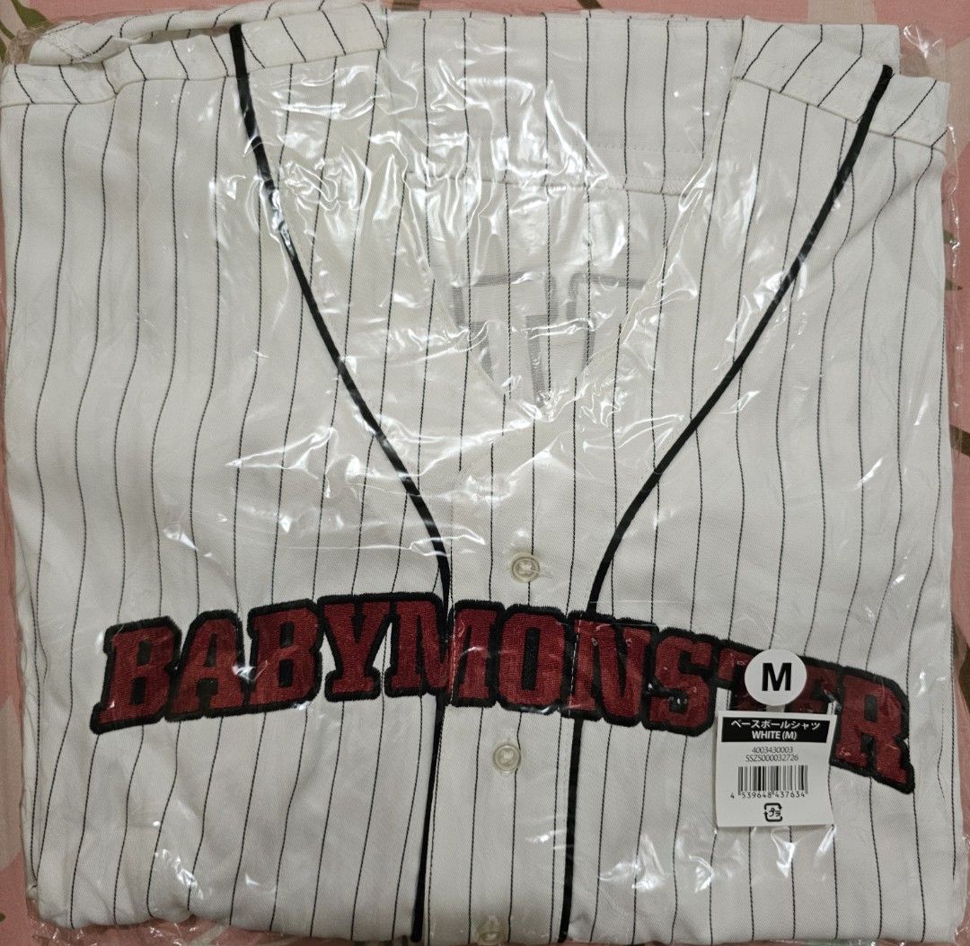 BABYMONSTER ベースボールシャツ Mサイズ Amazon.co.jp: BABYMONSTER ベビモン サイズ ベースボール