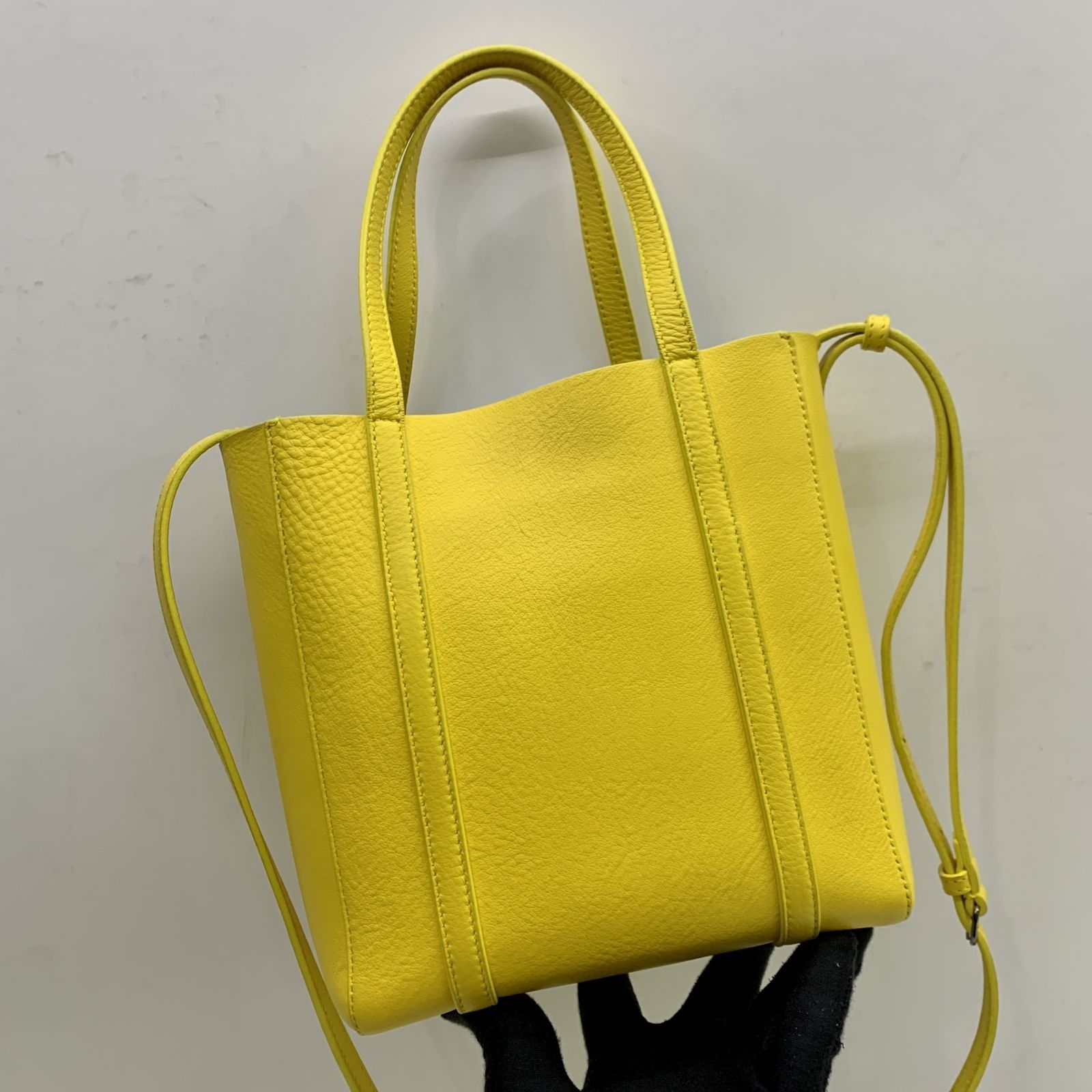 BALENCIAGA 551815 YELLOW EVERYDAY XXS SHOULDER BAG 247055978 WE