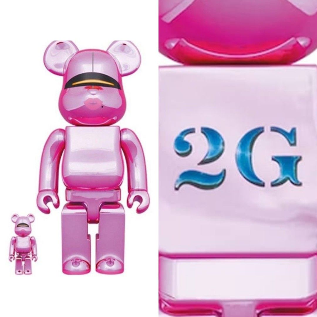 BE@RBRICK - BE@RBRICK SORAYAMA×2G PINK GOLD Ver. MEDICOM TOY BE@RBRICK SORAYAMA × 2G PINK GOLD Ver. 100