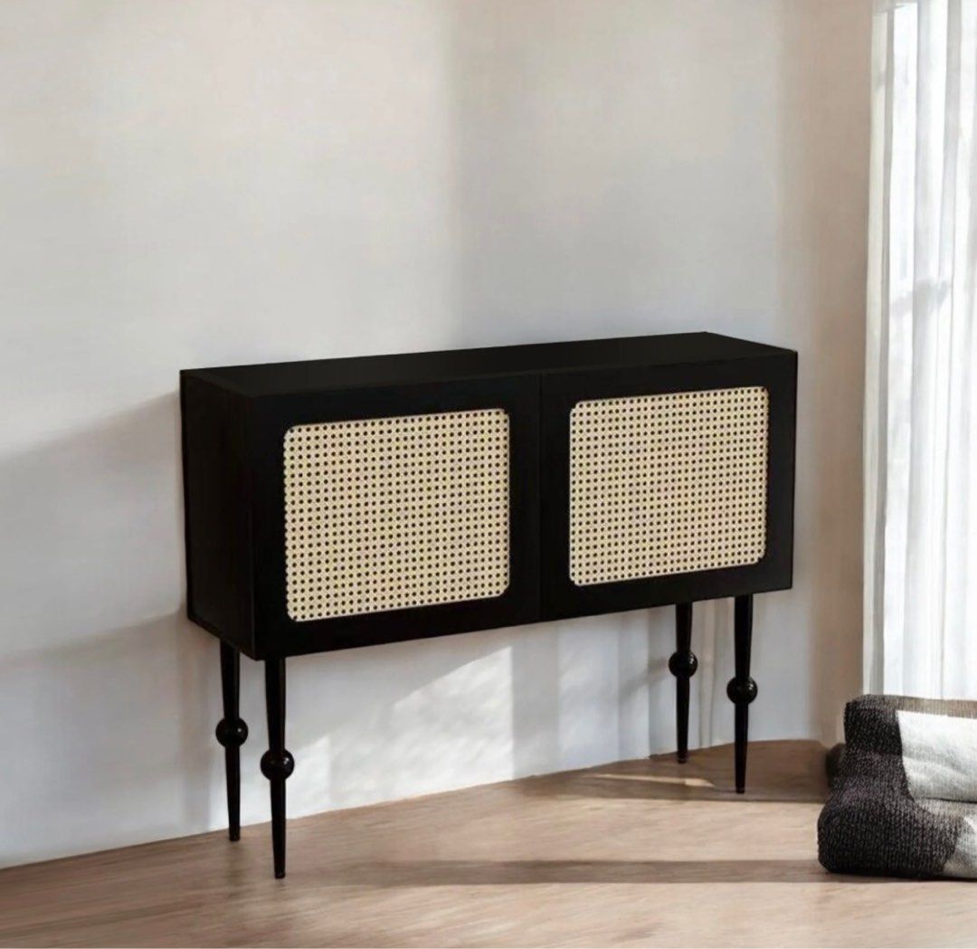 BLACK MUJI CONSOLE TABLE, Furniture & Home Living, Furniture, Shelves ...