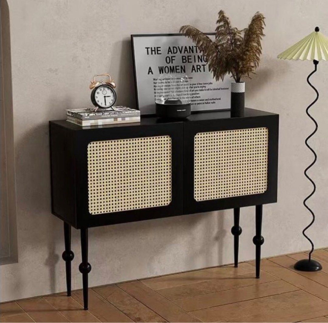 BLACK MUJI CONSOLE TABLE, Furniture & Home Living, Furniture, Shelves ...
