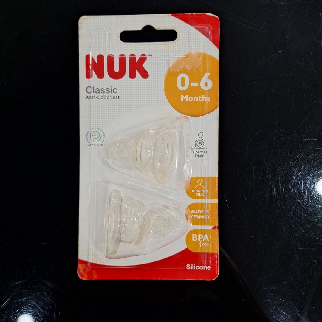 Anti Colic Nuk Classic Teat Brand New NUK Classic Anti-colic Teats
