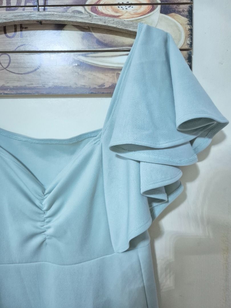 Abay Butterfly Long Gown (Category: Evening dresses & gowns) located in Quezon City. Submitted by jamcreates (Listing ID 1334119619, Image 3). Description: Free size + sf c/o buyer for wedding or special occassions.