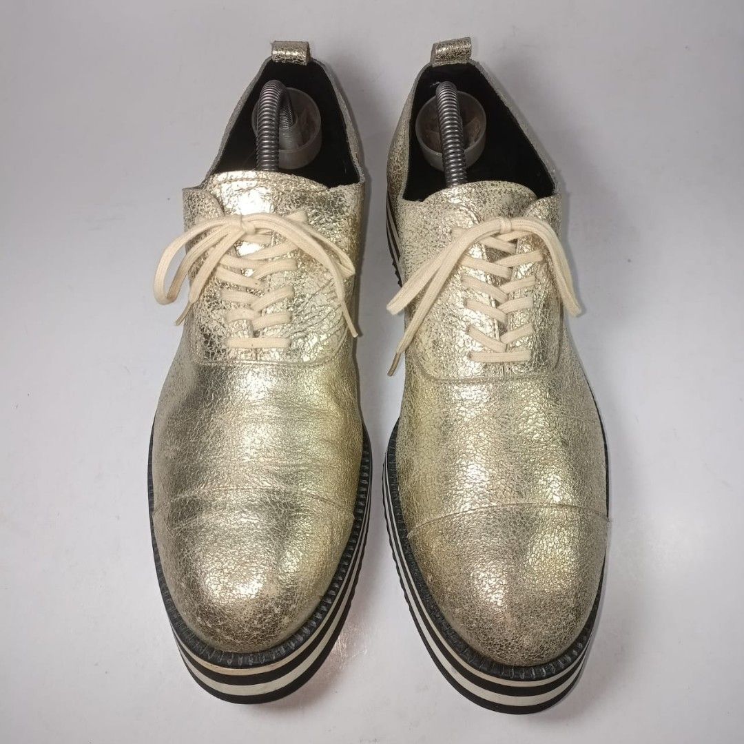 Comme des Garcons original leather loafers 40 5 size woman shoes Fesyen Wanita Sepatu di Carousell