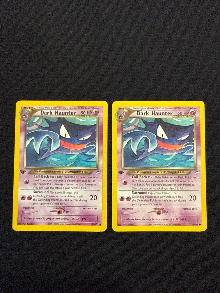 1995 haunter pokemon card Haunter (6) [Holo, Graded PSA 8] main image 0