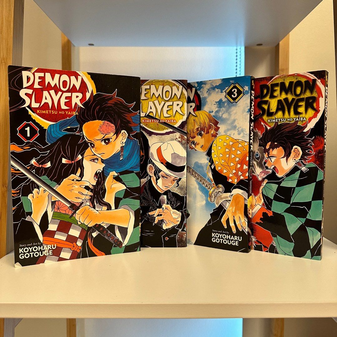 Demon Slayer Manga Vol. 1-4 (Category: Comics & Manga) located in Las Pinas. Submitted by rallyrush (Listing ID 1334096323, Image 1). Description: Demon Slayer Manga Vol. 1-4 Read only once No issues, like new ₱400 each, COD is okay via GoGoExpress.