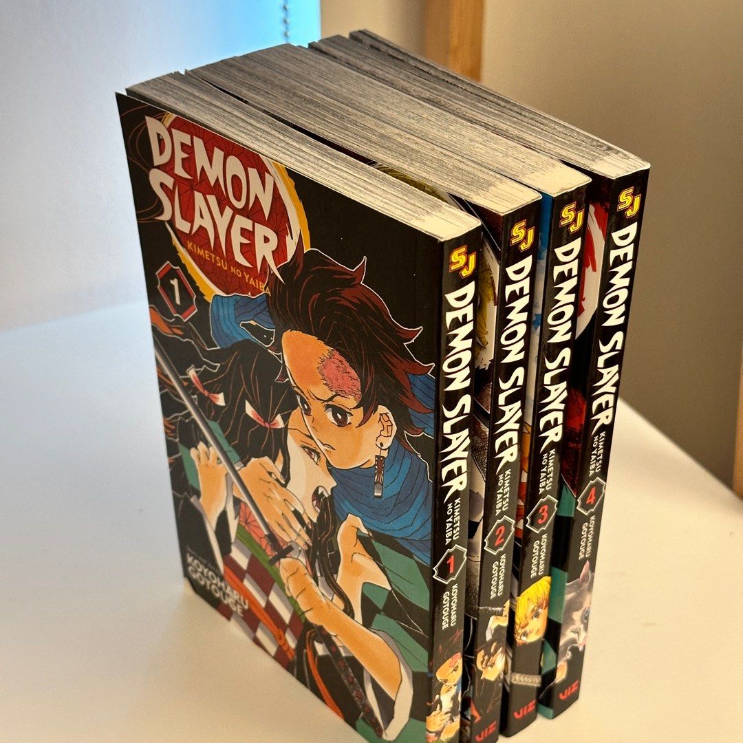 Demon Slayer Manga Vol. 1-4 (Category: Comics & Manga) located in Las Pinas. Submitted by rallyrush (Listing ID 1334096323, Image 2). Description: Demon Slayer Manga Vol. 1-4 Read only once No issues, like new ₱400 each, COD is okay via GoGoExpress.