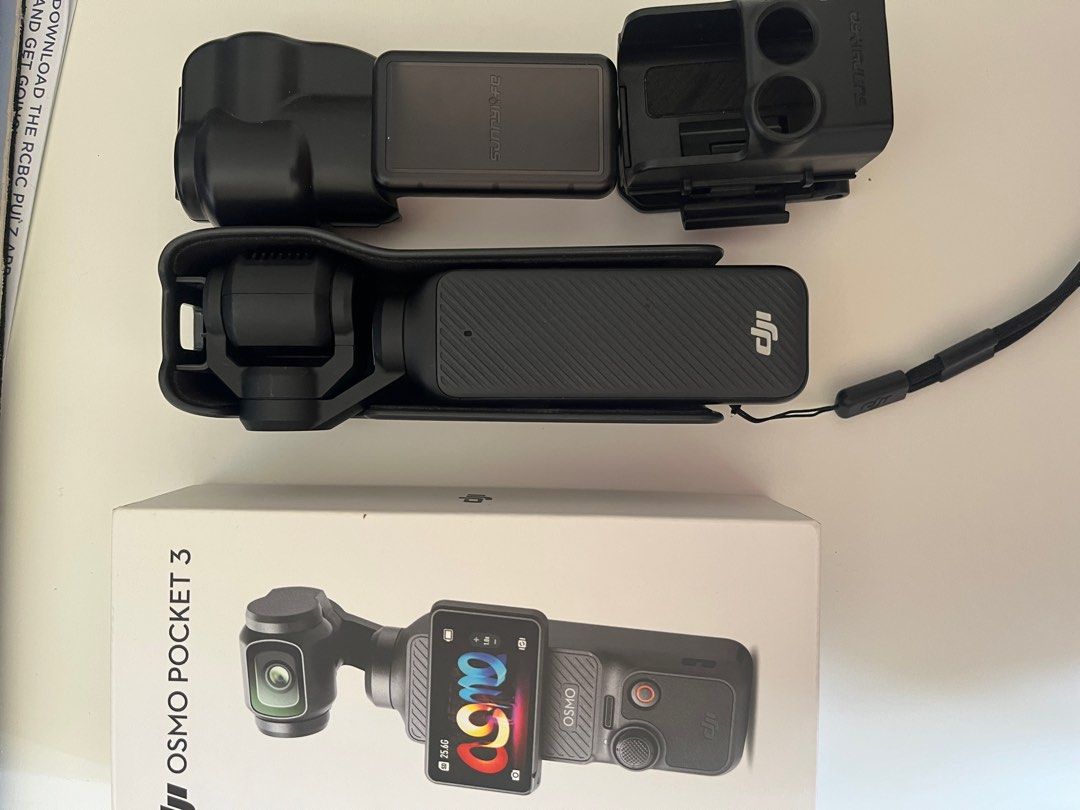 DJI OSMO POCKET 3 (Category: Video Cameras) located in Manila. Submitted by zestyboutique (Listing ID 1334060405, Image 1). Description: ‼️RUSH ‼️ 27,000 including the original charger and the camera and the accessories that I have purchased Bought last June 2024 and used for my international trip Low ballers will not be entertained .