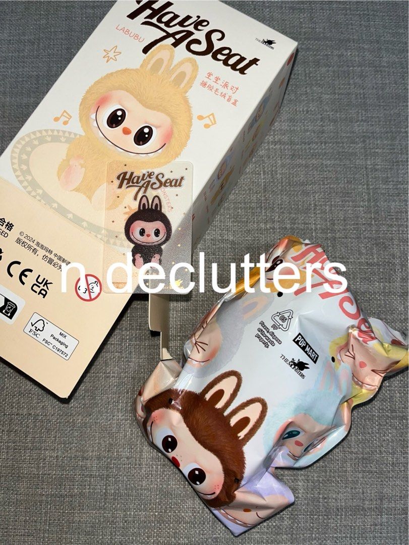 DUODUO Labubu Have A Seat Secret (Category: Body Care) located in Quezon City. Submitted by n.declutters (Listing ID 1334047040, Image 2). Description: FIRM PRICE one stock left onhand, can sdd.