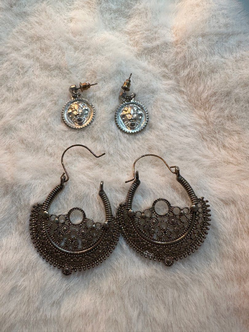 Earrings 2 sets for 5 Women s Fashion Jewelry Organisers Earrings on Carousell