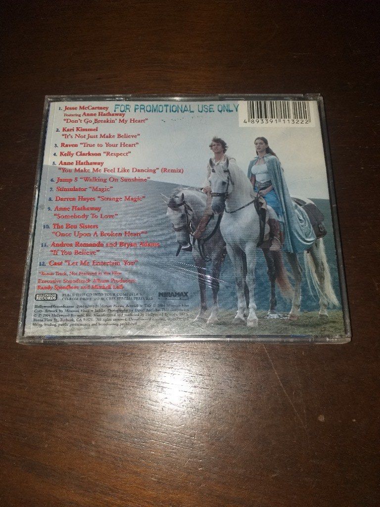 Ella Enchanted (Category: CDs & DVDs) located in Makati City. Submitted by _skull_ (Listing ID 1092456644, Image 2). Description: Ella Enchanted original soundtrack CD VG condition.