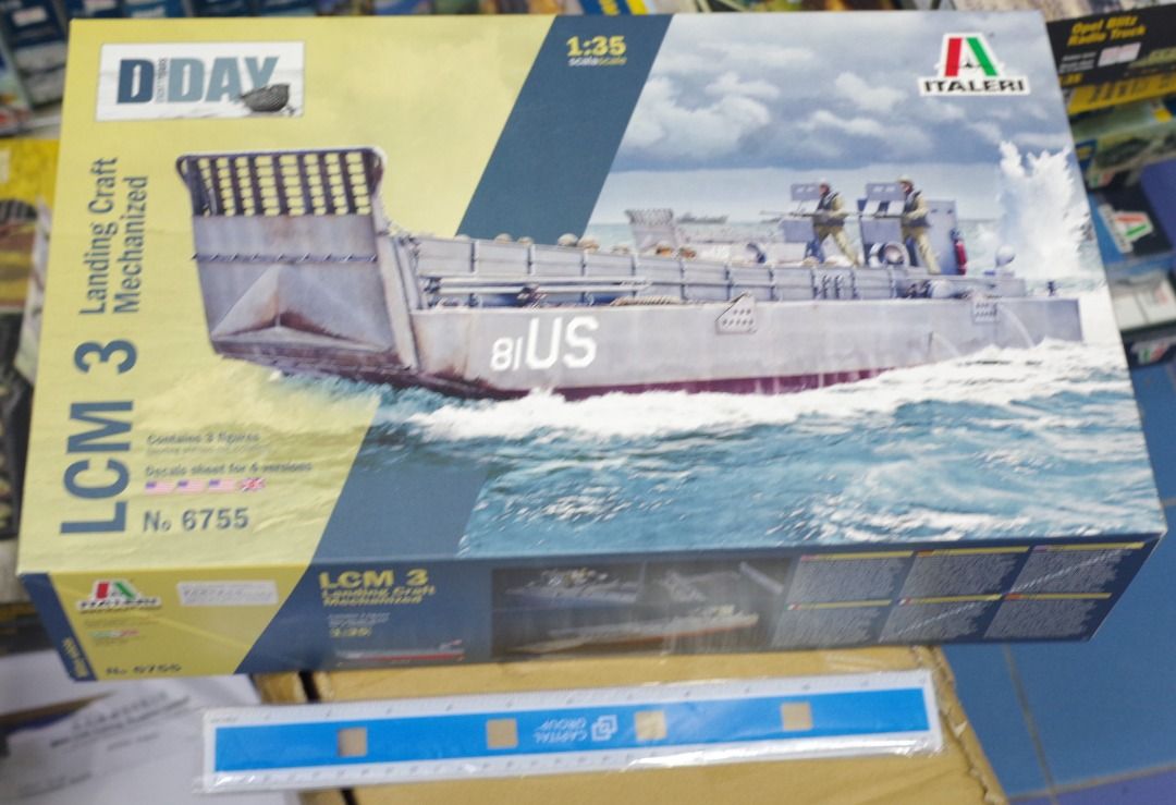 全新-factory seal-Italeri -6755- 1/35-LCM 3 -(Landing Craft