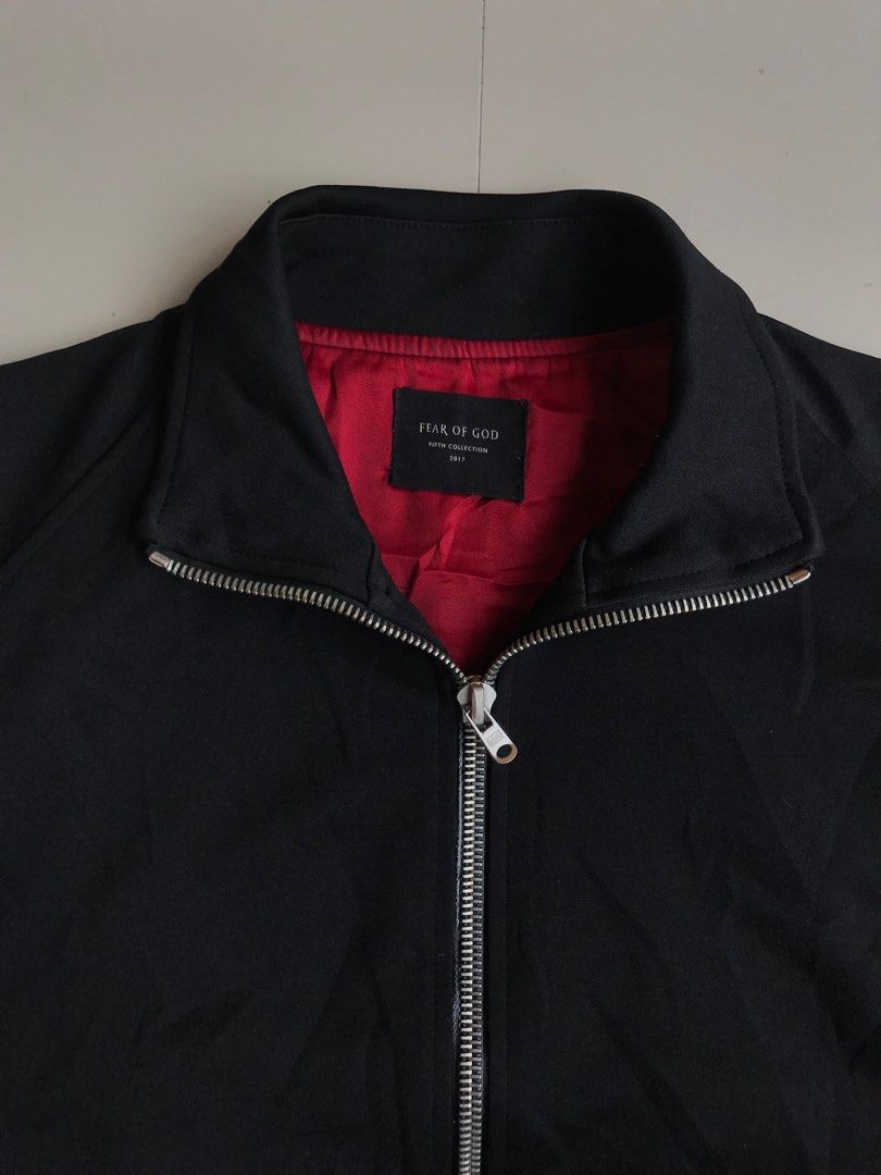 Fear of God Double Knit Track Jacket Fesyen Pria Pakaian Atasan di Carousell