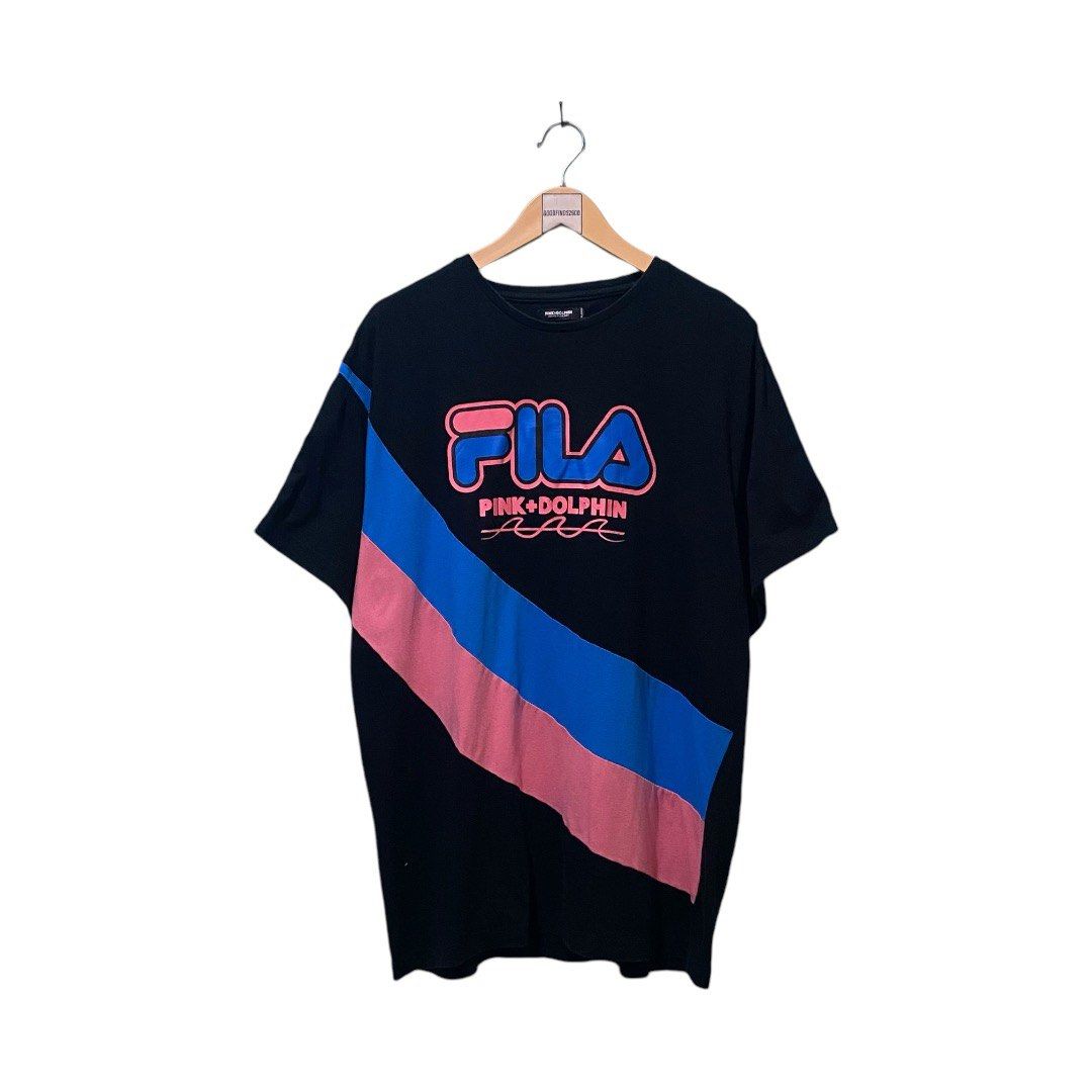 Fila pink dolphin hoodie top