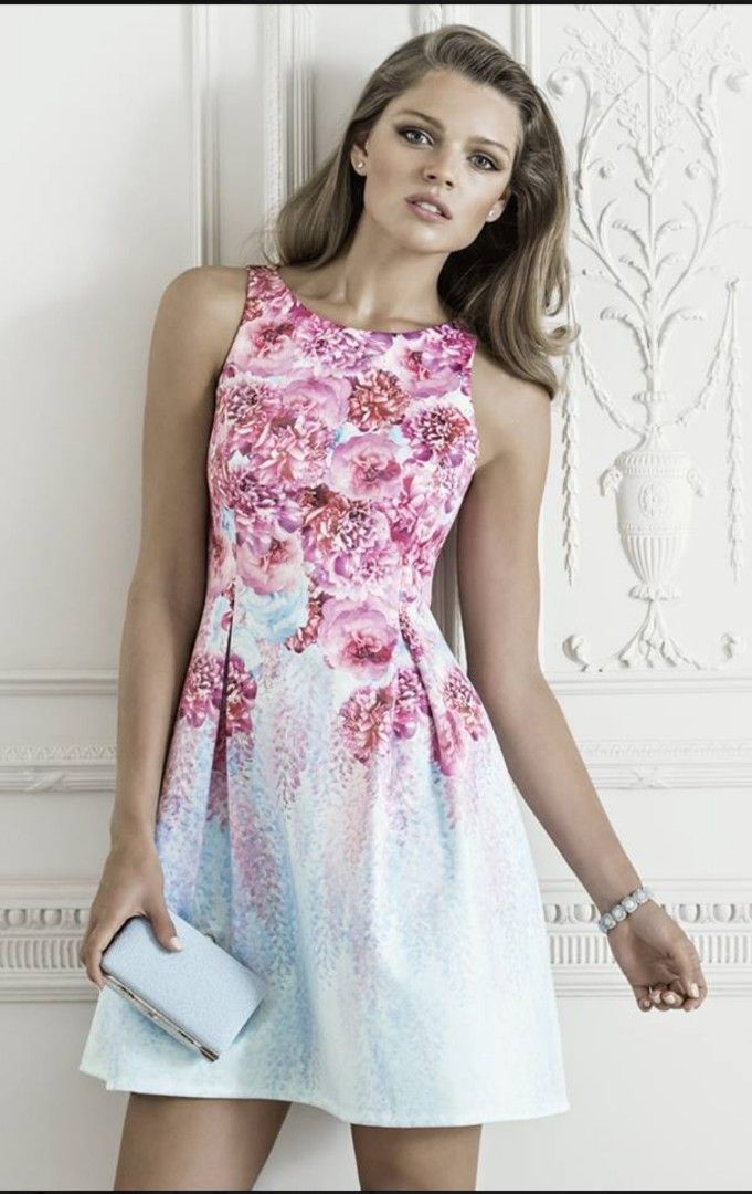 strapless open back dress Forever new – Courtney Placement Print Maxi – Dresses – Floral / Pink main image 0
