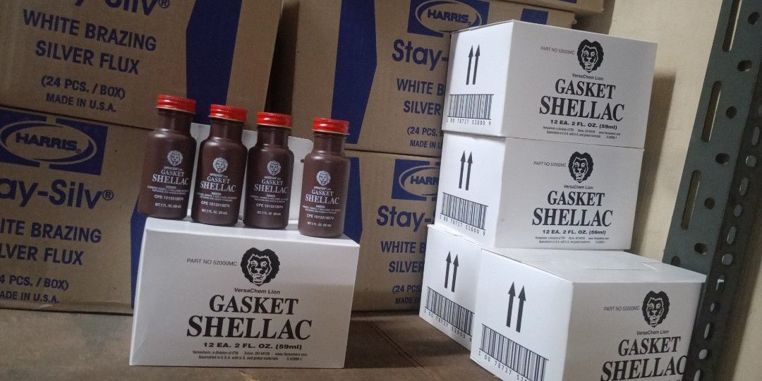 Gasket shellac Versachem (Category: Construction & Building Materials) located in Paranaque City. Submitted by renyshemshardware (Listing ID 1334024962, Image 1). Description: Gasket shellac Versachem 59ML gasket cement.