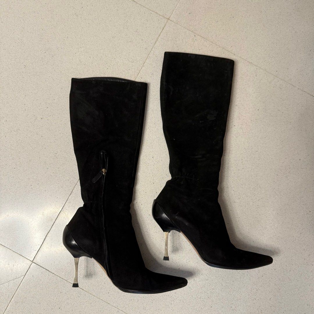 Vintage suede boots discount
