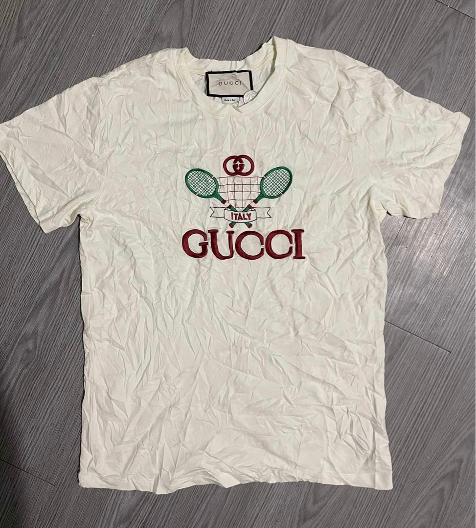 Gucci italy tennis shirt on sale