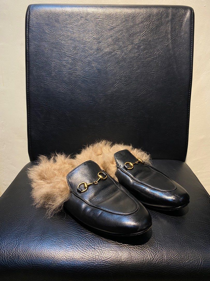 Gucci leather mules discount