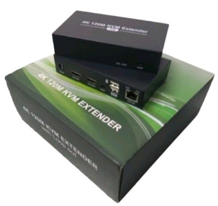 HDMI 4k KVM Extender 120m (Category: Office & Business Technology) located in Quezon City. Submitted by goodviberco (Listing ID 1334014128, Image 1). Description: .