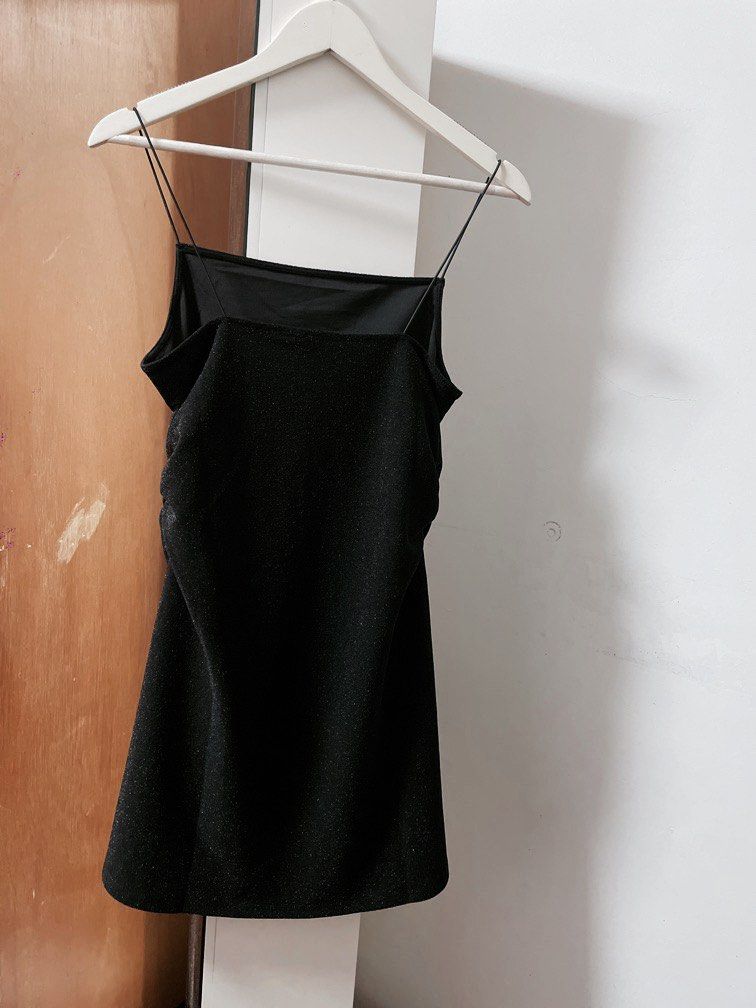 H&M Black Glitter Dress, Women's Fashion, Dresses & Sets, Dresses on  Carousell