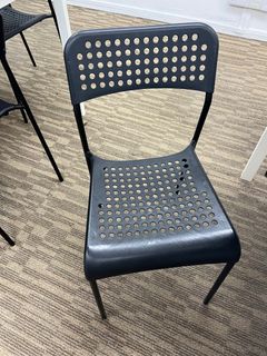 IKEA chair cover Aron dark blue 4x like Ekedalen Furniture Home Living Furniture Chairs on Carousell