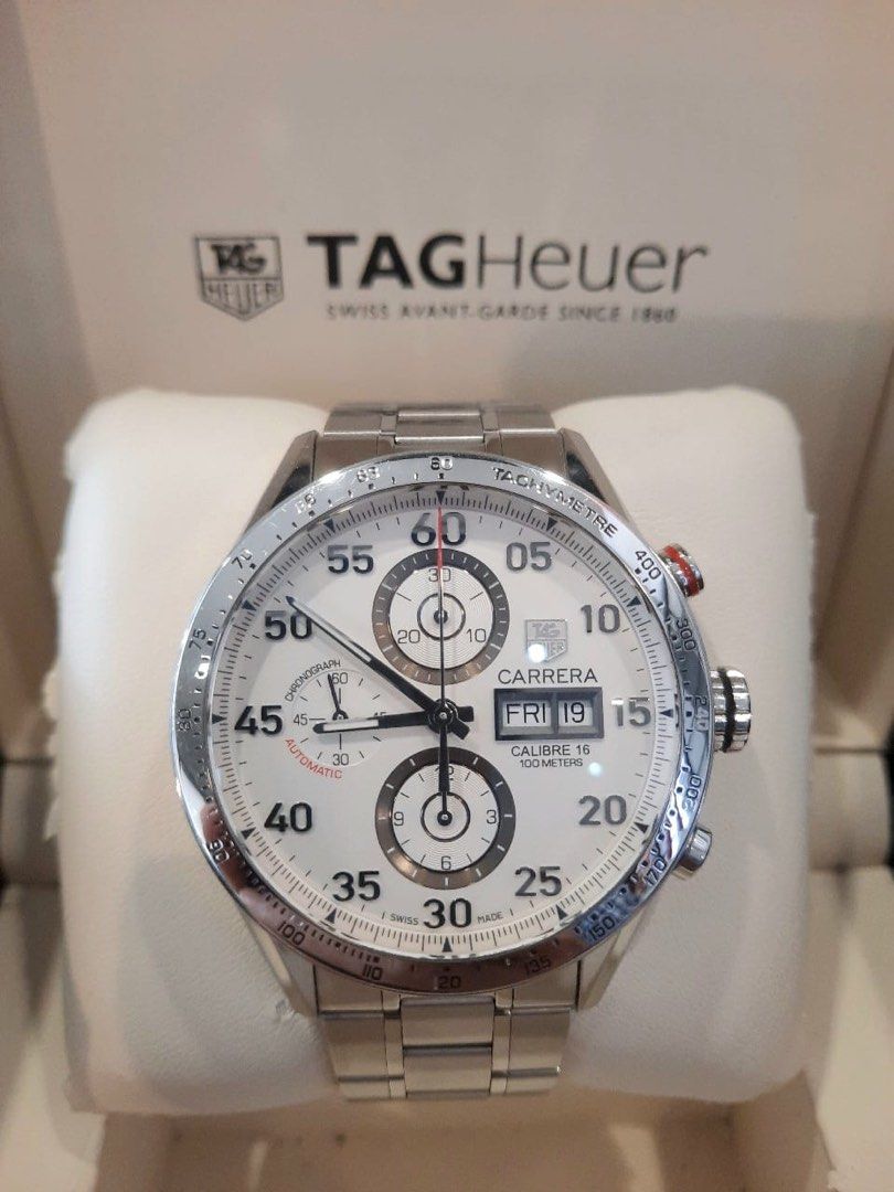 Jam Tangan Tag Heuer Carrera original Jam Tangan pria mewah second jam Tag heuer pria authentic