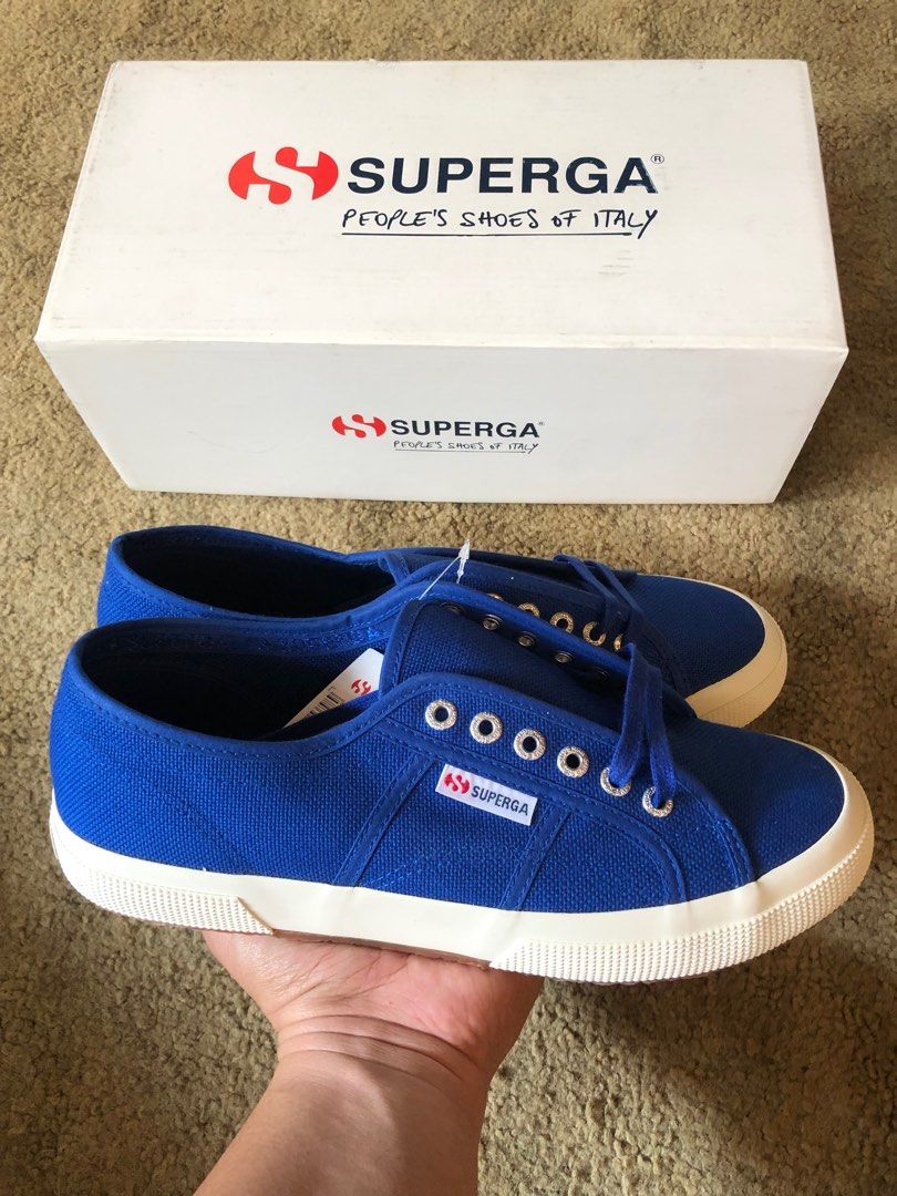 JUAL RUGI Sepatu Sneakers Superga Classic Royal Blue Size 42 HARGA NETT NO NAWAR NEGO Fesyen Pria Sepatu Sneakers di Carousell