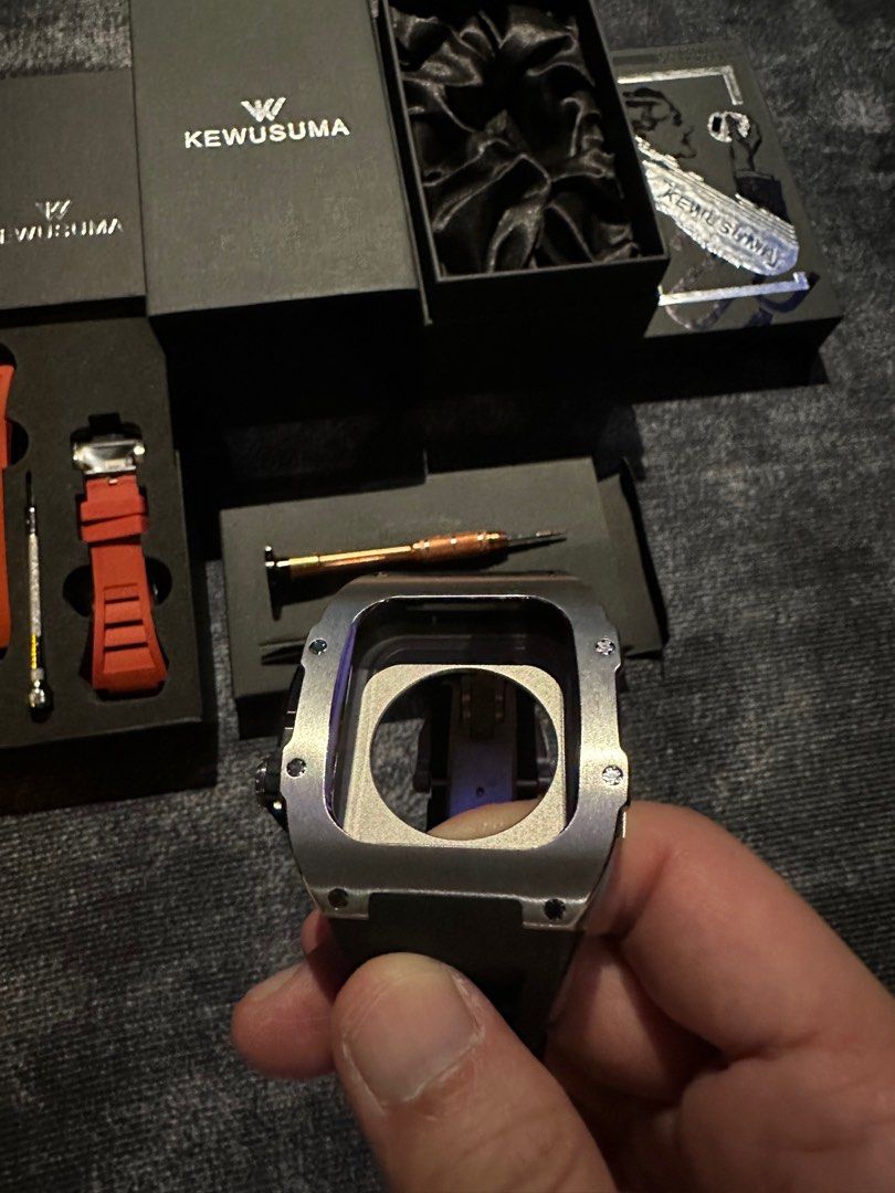 Kewusuma Titan Series Watch Case for 44mm Apple Watch