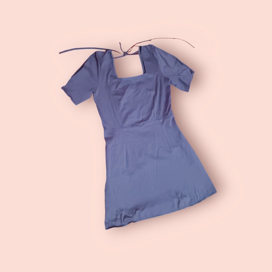 Lace Up Blue Dress (Category: Dresses) located in Angono. Submitted by chapter_nine (Listing ID 1334069406, Image 1). Description: XS to Small.