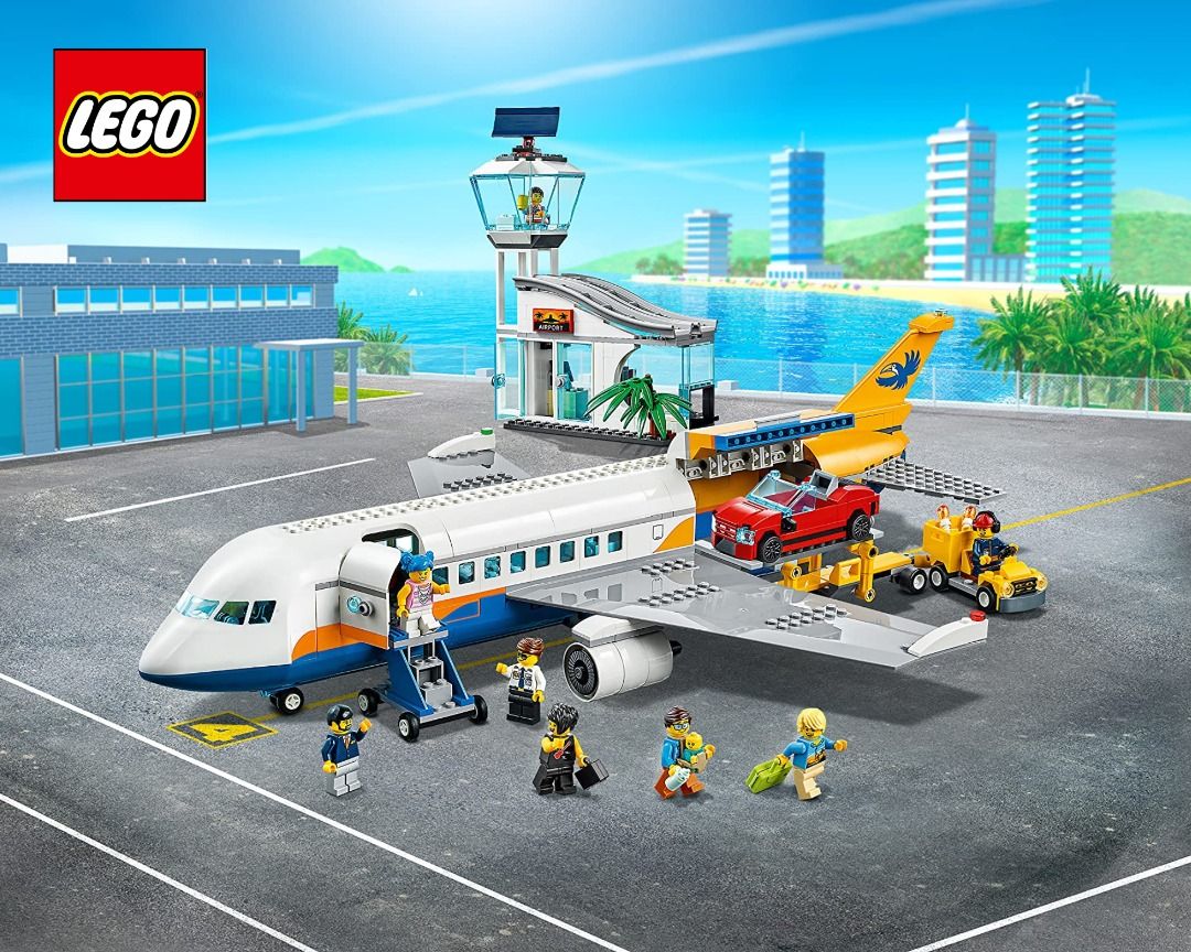 LEGO City 60262 Passenger Airplane Airport Hobbies Toys Toys Games on Carousell
