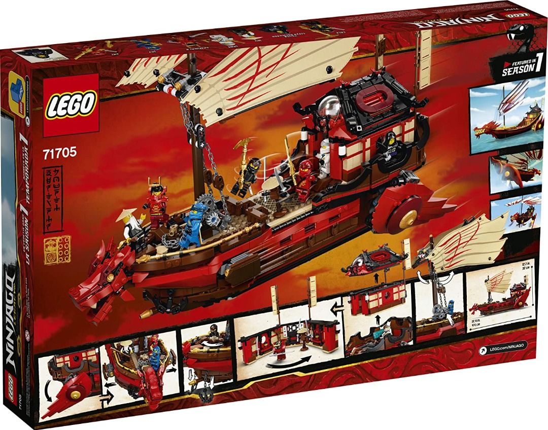 LEGO NINJAGO 71705 Destiny's Bounty Wu, Kai, Young Lloyd Garmadon