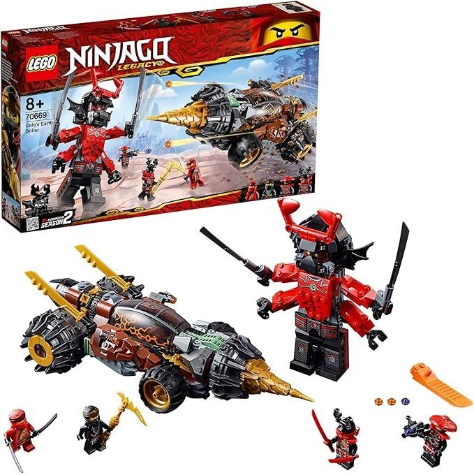 LEGO NINJAGO Legacy 70669 Cole s Earth Driller Scythe of Quakes Kai Giant Stone Warrior Hobbies Toys Toys Games on Carousell