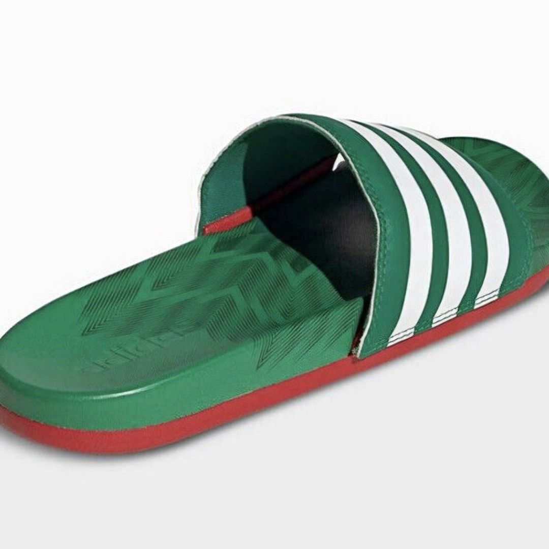 Limited Edition Adidas Adilette Comfort Slides Mexico GX7221