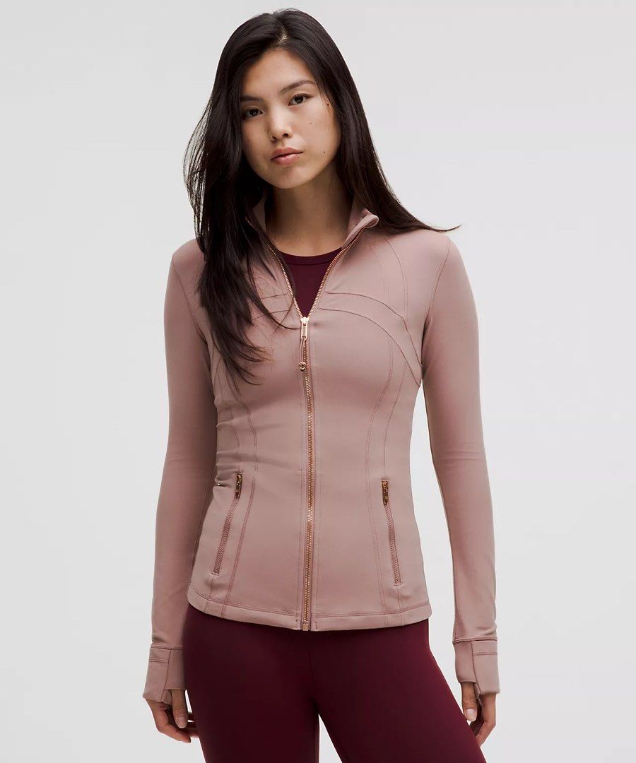 Lululemon Define Jacket Nulu in Rose Gold/Twilight Rose, Women's