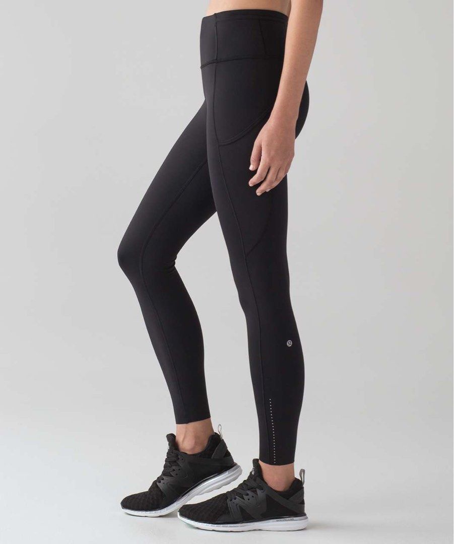 lululemon Fast and Free 7 8 Nulux Black Tights size 2 Women s Fashion Activewear on Carousell