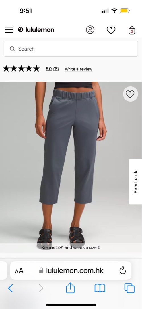 Lululemon crop pants with pockets online