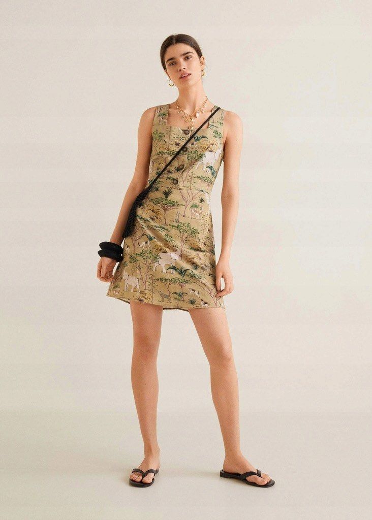 Mango safari dress store