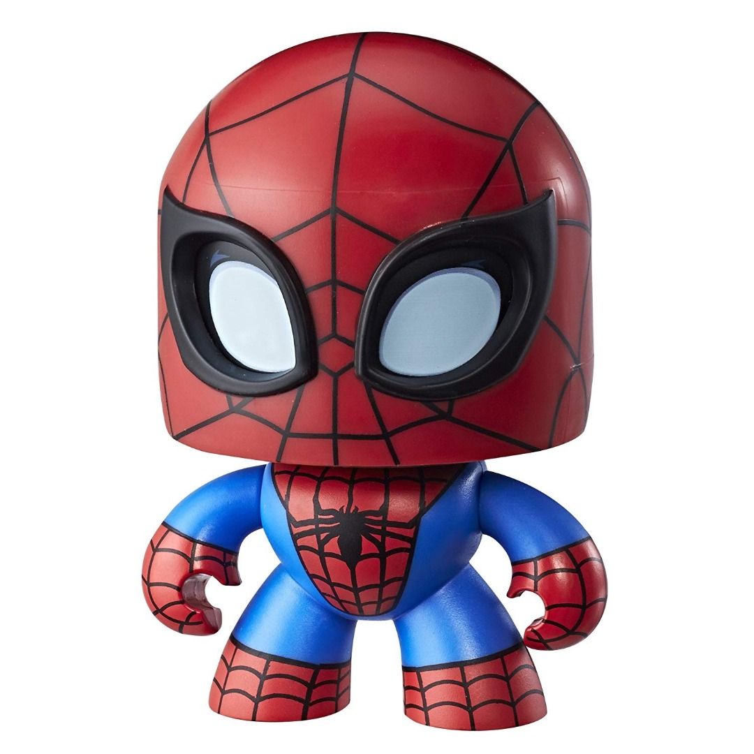 Marvel Mighty Muggs Spider-Man (Category: Figurines & Statues) located in Manila. Submitted by ninja_kid (Listing ID 1334150651, Image 3). Description: Call it a moodswing, or call it a moodSPIN, with Marvel Mighty Muggs, heads are going to turn…literally. This Spider-Man Muggs figure features a push-and-turn mechanism so that when fans continue pressing the button, they’ll send the Web Slinger head spinning! With 3 different facial expressions a