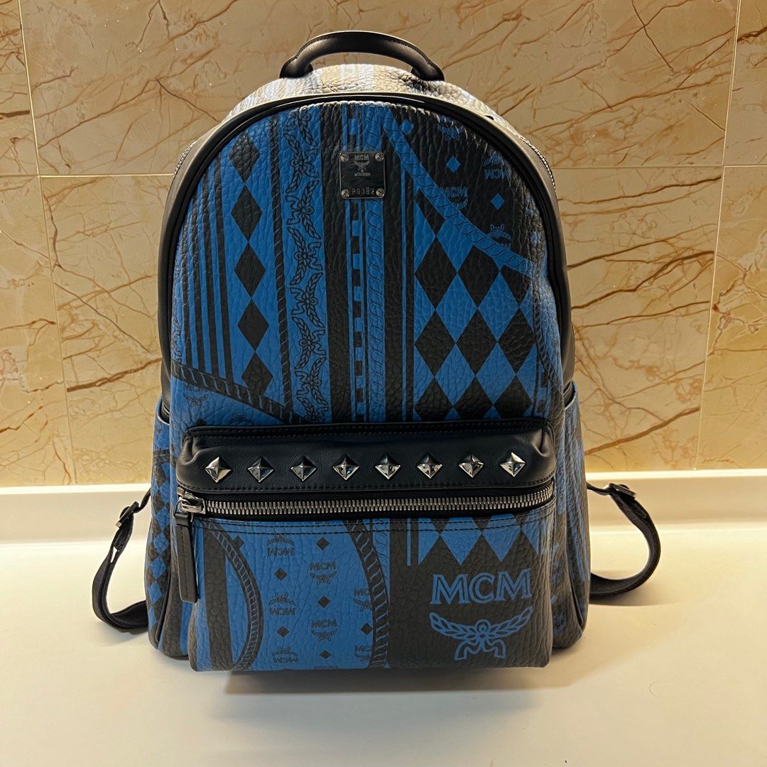 Mcm backpack large new arrivals