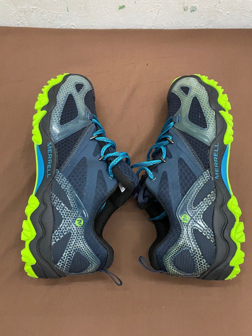 Mens Merrell Grassbow Rider Bright Blue Shoe Sports Equipment Hiking Camping on Carousell