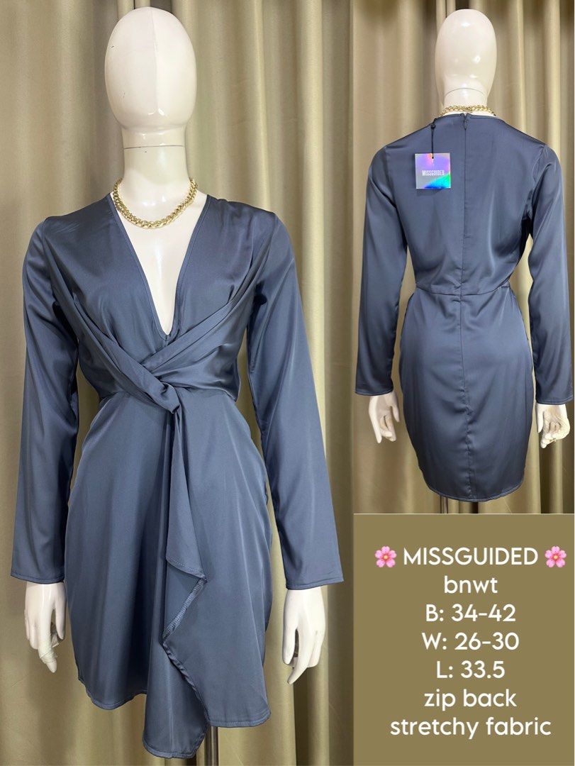 Missguided Long Sleeve Dress Women s Fashion Dresses Sets Dresses on Carousell