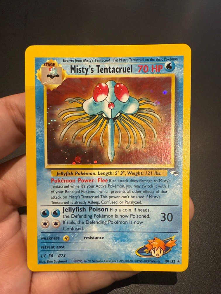misty's tentacool pokemon card value 151 PokeArtica AI Artwork Custom Card