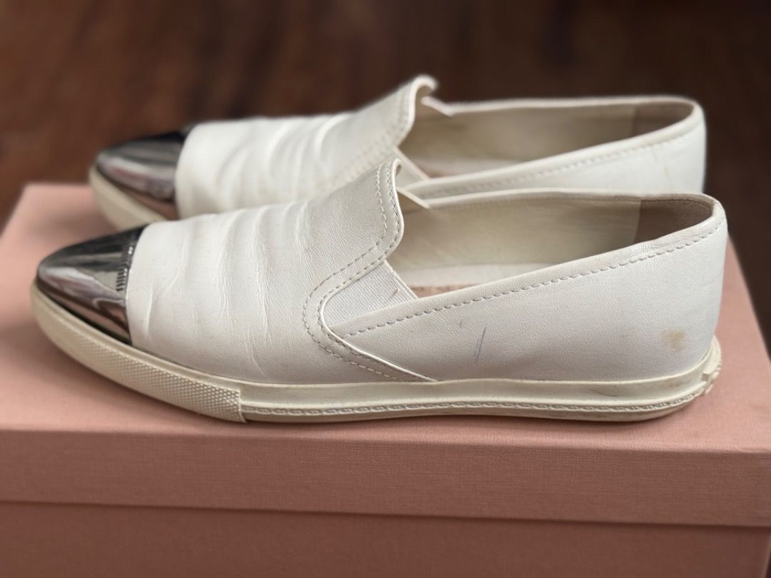 Miu miu slip on sneakers discount