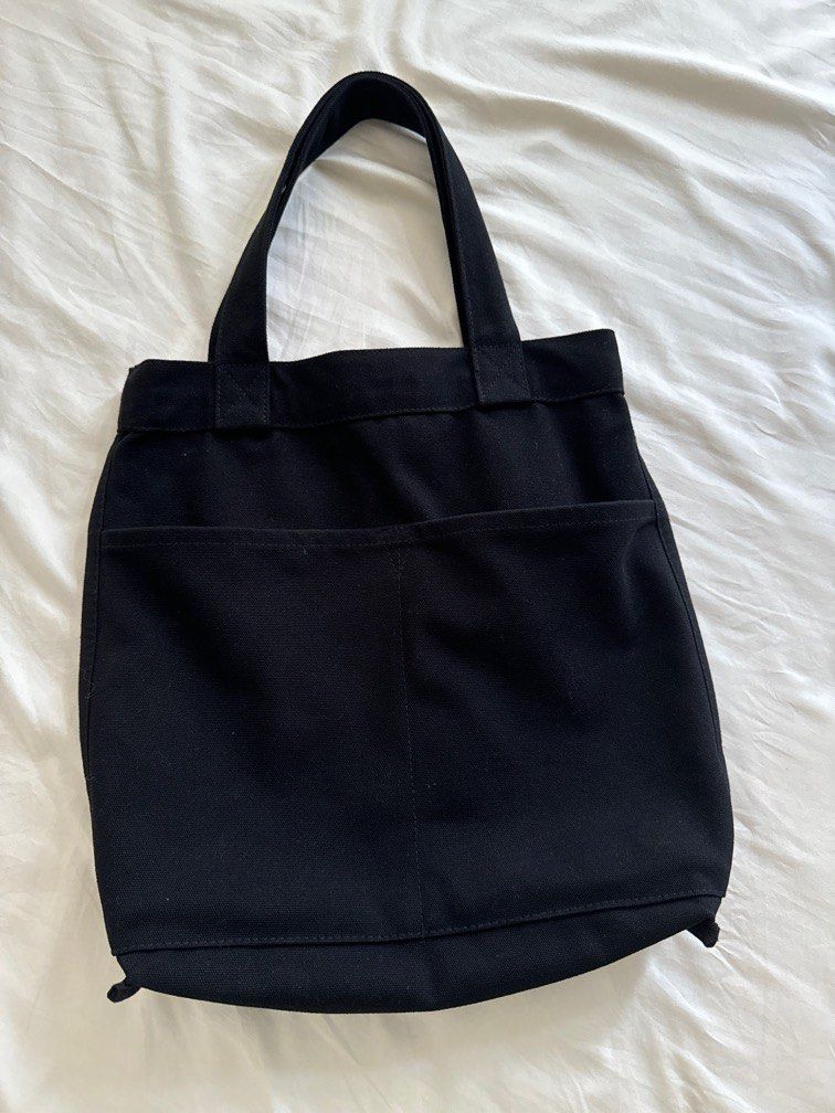 MUJI Canvas Tall Tote Bag, Women's Fashion, Bags & Wallets, Tote Bags