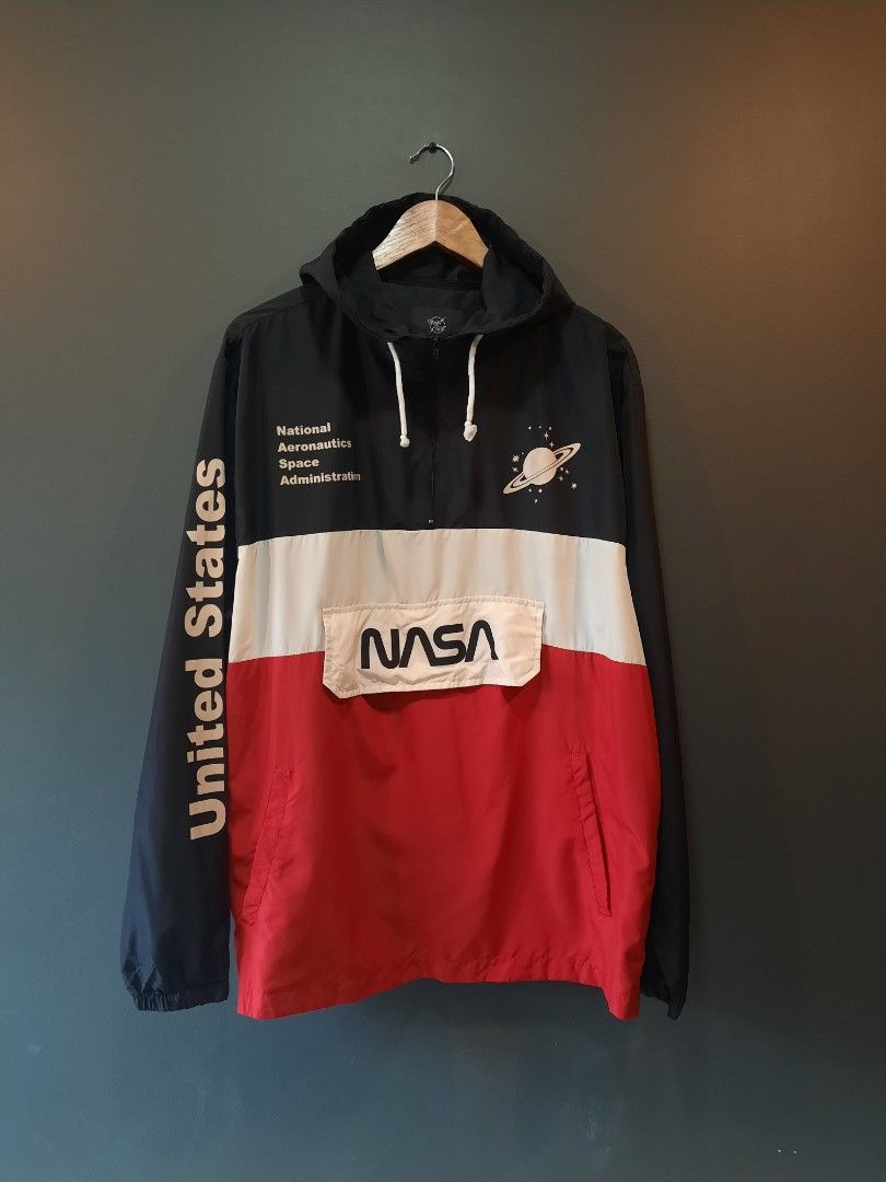 Nasa pullover windbreaker best sale